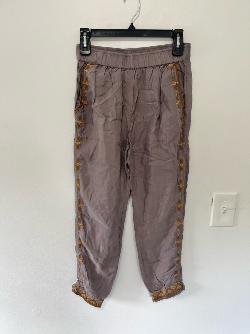 Johnny Was Workshop Gray Harem Pants- Size XS